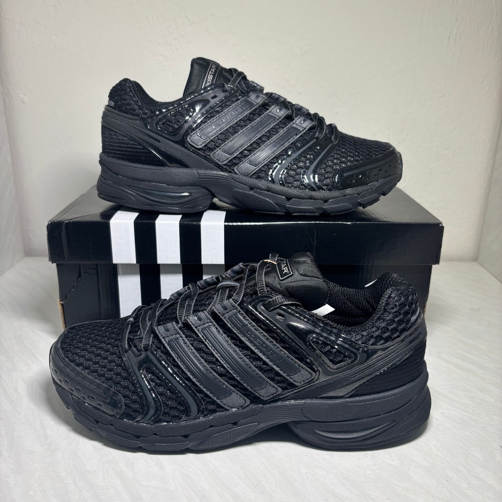Adidas Adistar Control 5 Black Mesh Athletic Sneakers Running Shoes Mens 7.5